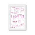 Picture of I love you  _GroupedProduct_Rectangle_Portrait_Mini_ _GroupedProduct_Rectangle_Portrait_Framed_Matted_