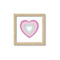Picture of Heart Rainbow II _GroupedProduct_Square_Mini_ _GroupedProduct_Square_Framed_Matted_