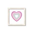 Picture of Heart Rainbow II _GroupedProduct_Square_Mini_ _GroupedProduct_Square_Framed_Matted_