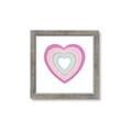Picture of Heart Rainbow II _GroupedProduct_Square_Mini_ _GroupedProduct_Square_Framed_Matted_