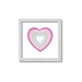 Picture of Heart Rainbow II _GroupedProduct_Square_Mini_ _GroupedProduct_Square_Framed_Matted_