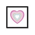 Picture of Heart Rainbow II _GroupedProduct_Square_Mini_ _GroupedProduct_Square_Framed_Matted_