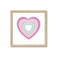 Picture of Heart Rainbow II _GroupedProduct_Square_Mini_ _GroupedProduct_Square_Framed_Matted_