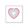 Picture of Heart Rainbow II _GroupedProduct_Square_Mini_ _GroupedProduct_Square_Framed_Matted_
