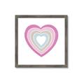 Picture of Heart Rainbow II _GroupedProduct_Square_Mini_ _GroupedProduct_Square_Framed_Matted_