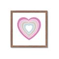 Picture of Heart Rainbow II _GroupedProduct_Square_Mini_ _GroupedProduct_Square_Framed_Matted_
