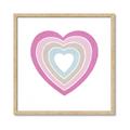 Picture of Heart Rainbow II _GroupedProduct_Square_Mini_ _GroupedProduct_Square_Framed_Matted_