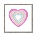 Picture of Heart Rainbow II _GroupedProduct_Square_Mini_ _GroupedProduct_Square_Framed_Matted_