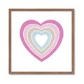 Picture of Heart Rainbow II _GroupedProduct_Square_Mini_ _GroupedProduct_Square_Framed_Matted_