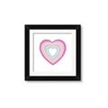 Picture of Heart Rainbow II _GroupedProduct_Square_Mini_ _GroupedProduct_Square_Framed_Matted_