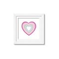 Picture of Heart Rainbow II _GroupedProduct_Square_Mini_ _GroupedProduct_Square_Framed_Matted_