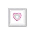 Picture of Heart Rainbow II _GroupedProduct_Square_Mini_ _GroupedProduct_Square_Framed_Matted_