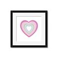 Picture of Heart Rainbow II _GroupedProduct_Square_Mini_ _GroupedProduct_Square_Framed_Matted_