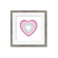 Picture of Heart Rainbow II _GroupedProduct_Square_Mini_ _GroupedProduct_Square_Framed_Matted_