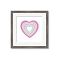 Picture of Heart Rainbow II _GroupedProduct_Square_Mini_ _GroupedProduct_Square_Framed_Matted_