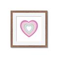 Picture of Heart Rainbow II _GroupedProduct_Square_Mini_ _GroupedProduct_Square_Framed_Matted_