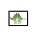 Picture of Bright Green Dino _GroupedProduct_Rectangle_Landscape_Mini_ _GroupedProduct_Rectangle_Landscape_Framed_Matted_