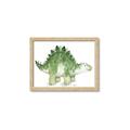 Picture of Bright Green Dino _GroupedProduct_Rectangle_Landscape_Mini_ _GroupedProduct_Rectangle_Landscape_Framed_Matted_