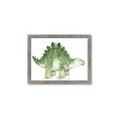 Picture of Bright Green Dino _GroupedProduct_Rectangle_Landscape_Mini_ _GroupedProduct_Rectangle_Landscape_Framed_Matted_