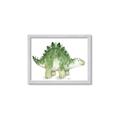 Picture of Bright Green Dino _GroupedProduct_Rectangle_Landscape_Mini_ _GroupedProduct_Rectangle_Landscape_Framed_Matted_