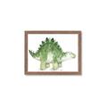 Picture of Bright Green Dino _GroupedProduct_Rectangle_Landscape_Mini_ _GroupedProduct_Rectangle_Landscape_Framed_Matted_