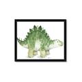 Picture of Bright Green Dino _GroupedProduct_Rectangle_Landscape_Mini_ _GroupedProduct_Rectangle_Landscape_Framed_Matted_