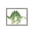 Picture of Bright Green Dino _GroupedProduct_Rectangle_Landscape_Mini_ _GroupedProduct_Rectangle_Landscape_Framed_Matted_