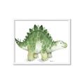 Picture of Bright Green Dino _GroupedProduct_Rectangle_Landscape_Mini_ _GroupedProduct_Rectangle_Landscape_Framed_Matted_