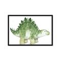Picture of Bright Green Dino _GroupedProduct_Rectangle_Landscape_Mini_ _GroupedProduct_Rectangle_Landscape_Framed_Matted_