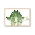 Picture of Bright Green Dino _GroupedProduct_Rectangle_Landscape_Mini_ _GroupedProduct_Rectangle_Landscape_Framed_Matted_