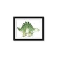 Picture of Bright Green Dino _GroupedProduct_Rectangle_Landscape_Mini_ _GroupedProduct_Rectangle_Landscape_Framed_Matted_