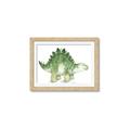 Picture of Bright Green Dino _GroupedProduct_Rectangle_Landscape_Mini_ _GroupedProduct_Rectangle_Landscape_Framed_Matted_