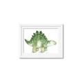 Picture of Bright Green Dino _GroupedProduct_Rectangle_Landscape_Mini_ _GroupedProduct_Rectangle_Landscape_Framed_Matted_