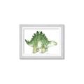 Picture of Bright Green Dino _GroupedProduct_Rectangle_Landscape_Mini_ _GroupedProduct_Rectangle_Landscape_Framed_Matted_