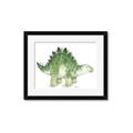 Picture of Bright Green Dino _GroupedProduct_Rectangle_Landscape_Mini_ _GroupedProduct_Rectangle_Landscape_Framed_Matted_
