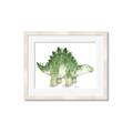 Picture of Bright Green Dino _GroupedProduct_Rectangle_Landscape_Mini_ _GroupedProduct_Rectangle_Landscape_Framed_Matted_