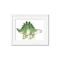 Picture of Bright Green Dino _GroupedProduct_Rectangle_Landscape_Mini_ _GroupedProduct_Rectangle_Landscape_Framed_Matted_