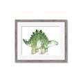 Picture of Bright Green Dino _GroupedProduct_Rectangle_Landscape_Mini_ _GroupedProduct_Rectangle_Landscape_Framed_Matted_