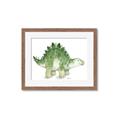 Picture of Bright Green Dino _GroupedProduct_Rectangle_Landscape_Mini_ _GroupedProduct_Rectangle_Landscape_Framed_Matted_