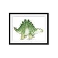 Picture of Bright Green Dino _GroupedProduct_Rectangle_Landscape_Mini_ _GroupedProduct_Rectangle_Landscape_Framed_Matted_