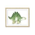 Picture of Bright Green Dino _GroupedProduct_Rectangle_Landscape_Mini_ _GroupedProduct_Rectangle_Landscape_Framed_Matted_