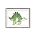Picture of Bright Green Dino _GroupedProduct_Rectangle_Landscape_Mini_ _GroupedProduct_Rectangle_Landscape_Framed_Matted_