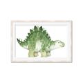 Picture of Bright Green Dino _GroupedProduct_Rectangle_Landscape_Mini_ _GroupedProduct_Rectangle_Landscape_Framed_Matted_