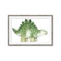 Picture of Bright Green Dino _GroupedProduct_Rectangle_Landscape_Mini_ _GroupedProduct_Rectangle_Landscape_Framed_Matted_