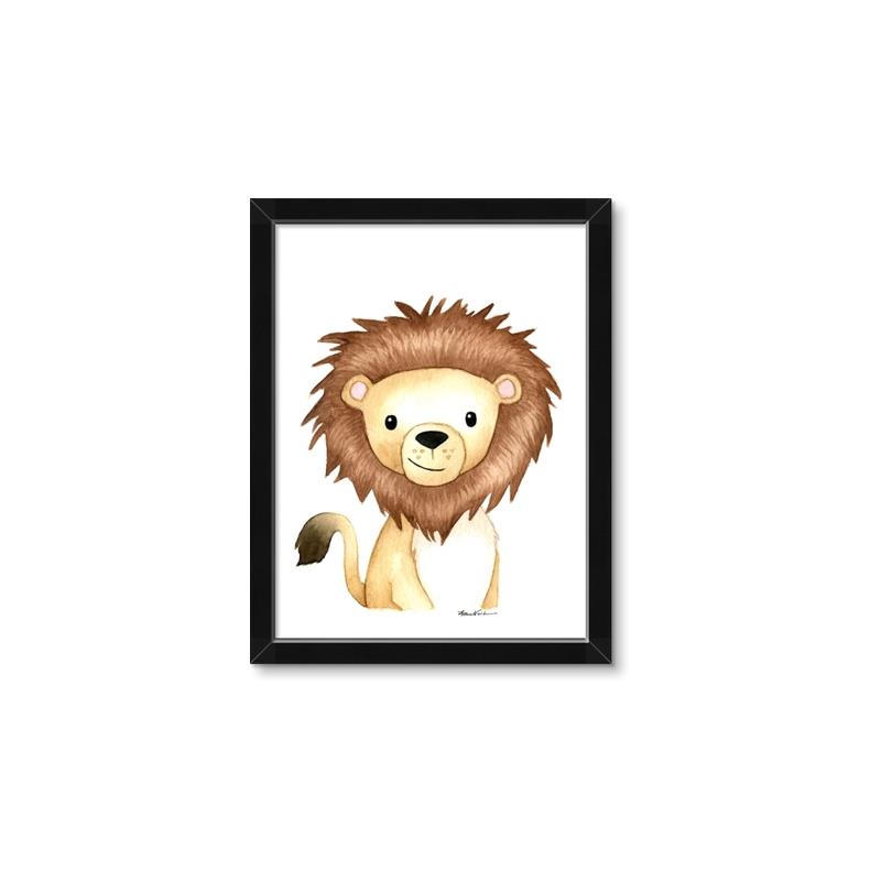 Picture of Nursery Lion _GroupedProduct_Rectangle_Portrait_Mini_ _GroupedProduct_Rectangle_Portrait_Framed_Matted_