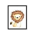 Picture of Nursery Lion _GroupedProduct_Rectangle_Portrait_Mini_ _GroupedProduct_Rectangle_Portrait_Framed_Matted_