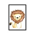 Picture of Nursery Lion _GroupedProduct_Rectangle_Portrait_Mini_ _GroupedProduct_Rectangle_Portrait_Framed_Matted_