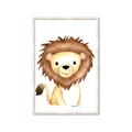 Picture of Nursery Lion _GroupedProduct_Rectangle_Portrait_Mini_ _GroupedProduct_Rectangle_Portrait_Framed_Matted_