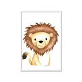Picture of Nursery Lion _GroupedProduct_Rectangle_Portrait_Mini_ _GroupedProduct_Rectangle_Portrait_Framed_Matted_