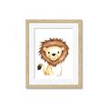 Picture of Nursery Lion _GroupedProduct_Rectangle_Portrait_Mini_ _GroupedProduct_Rectangle_Portrait_Framed_Matted_